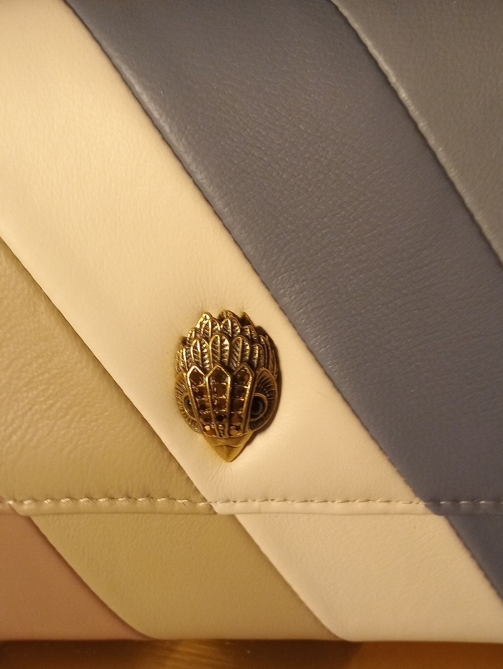 Kurt Geiger london leather crossbody.Blue multicolor. - Picture 2 of 8